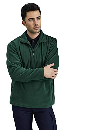 Regatta Herren Micro Zip Fleecejacke mit Nackenkragen, grün, TRF549 von Regatta