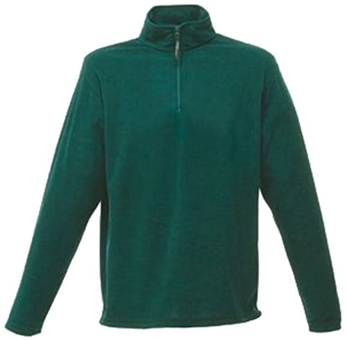 Regatta Herren Microfleece-Pullover mit Viertelreißverschluss, flaschengrün, XL von Regatta