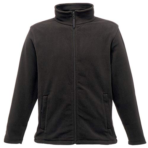 Regatta Herren Mikrofleece-Jacke mit durchgehendem ReiÃŸverschluss (S) (Schwarz) von Regatta