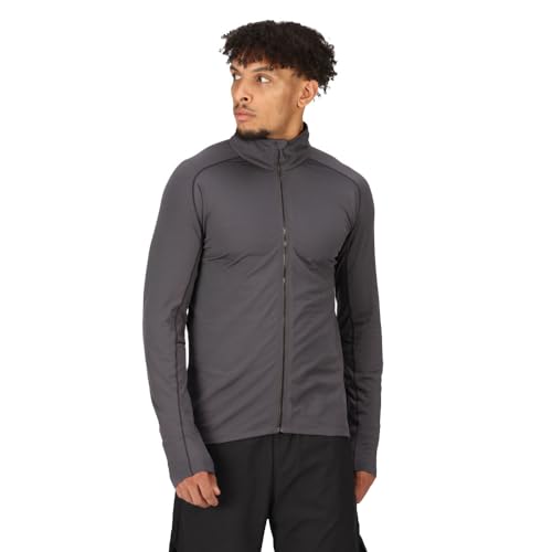 Regatta Herren Professional Men's Stretch Full-Zip Midlayer Pullover, Grau, M von Regatta