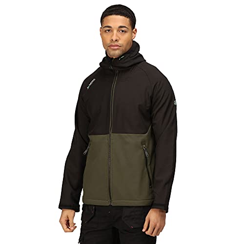 Regatta Herren Professional Men's Surrender Softshell Jacket Jacke, Dunkles Khaki/Schwarz, L von Regatta