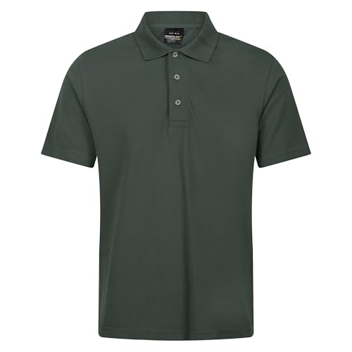 Regatta Herren Professional Mens Pro 65/35 Short Sleeve Polo T Shirt Polohemd, dunkelgrün, L Regatta Herren Professional Mens Pro 65/35 Short Sleeve Polo T Shirt Polohemd, dunkelgrün, L von Regatta