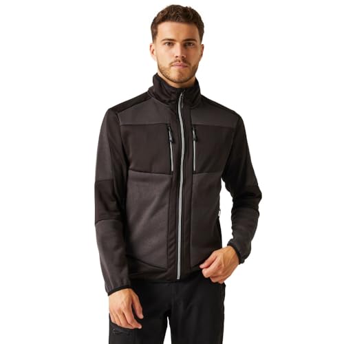 Regatta Herren Professional Unisex Stretch Midlayer-Jacke, grau/schwarz, M von Regatta