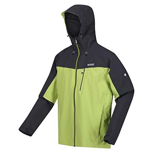 Regatta Herren Regenjacke Birchdale Green Algae/Grey - 3XL von Regatta