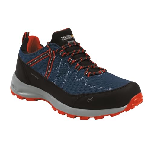 Regatta Herren Samaris LiteLowII Wanderschuh, Moonlight Denim Orange, 45 EU von Regatta