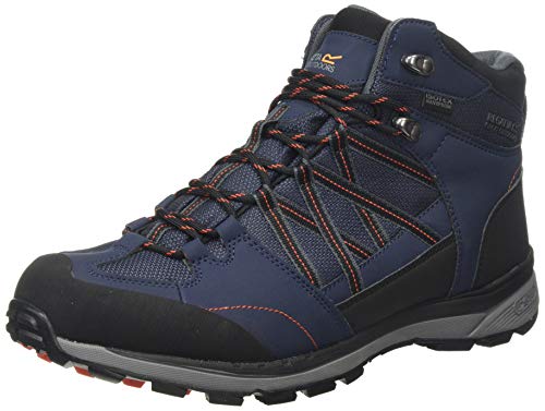 Regatta Herren Samaris Mid II Walking Shoe, Navy/BtSalmo, 41 EU von Regatta