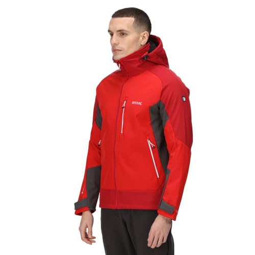 Regatta Herren Softshelljacke Hewitts VII ChinRed/DkRd rot - L von Regatta