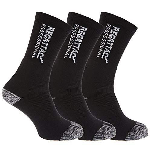 Regatta Herren Winter Arbeitssocken/Socken, 3er-Pack (39-44 EUR) (Schwarz) von Regatta