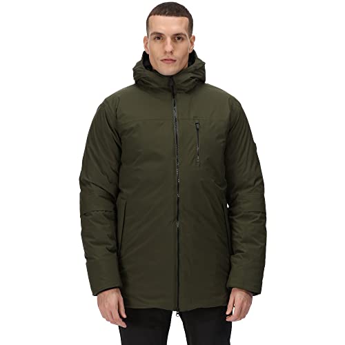 Regatta Herren Yewbank Ii Winterjacke mit Kapuze, Außenbereich wasserdichte Jacke, Dunkles kaki, XL Regatta Herren Yewbank Ii Winterjacke mit Kapuze, Außenbereich wasserdichte Jacke, Dunkles kaki, XL von Regatta