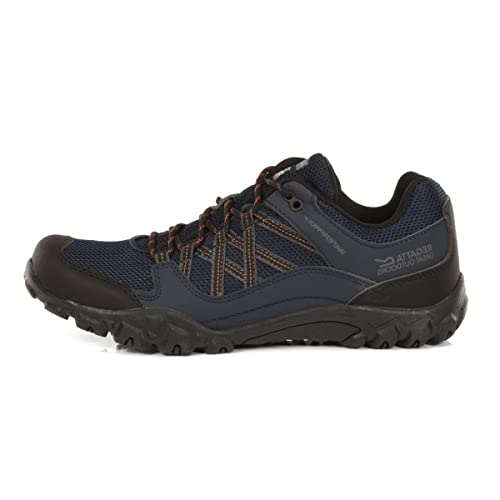 Regatta Herren edgepoint Iii' Waterproof Walking Shoes Trekking-& Wanderhalbschuhe, Blau (Navy/Burnt Umbre Qfd), 44 EU von Regatta