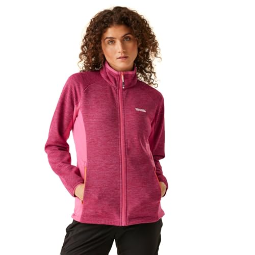 Regatta Highton IV Damen-Fleecejacke mit durchgehendem Reißverschluss, flamingo pink, 46 von Regatta