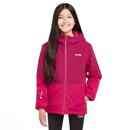 Regatta Highton Paddet IV Winterjacke für Kinder Wasserdicht und atmungsaktiv, Farbe:Pink, Kinder Größen:140 von Regatta