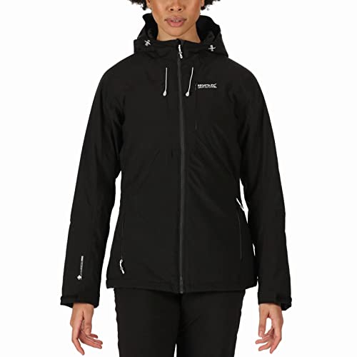 Regatta Highton Stretch II wasserdichte Wanderjacke für Damen, Schwarz, 44 EU von Regatta