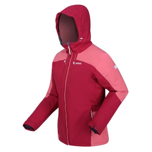 Regatta Highton Stretch III Paddet Jacket für Damen mit Kapuze Wasserdicht, Farbe:Rot, Größe:44 von Regatta