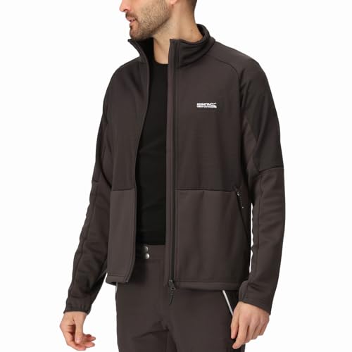 Regatta Highton Winter IV Herren Jacke mit durchgehendem Reißverschluss, wattiert, Aschgrau / Schwarz, M von Regatta