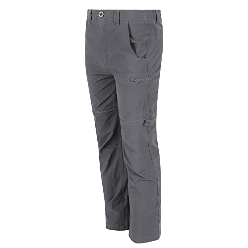 Regatta Highton Z/O Wasserabweisende Stretch-Hose für Kinder mit Reißverschluss. Mit DWR- und Isoflex-Technologien. Zum Wandern geeignet. von Regatta