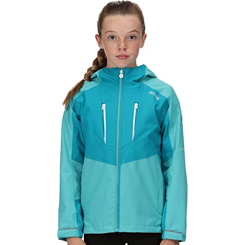 Regatta HightonJacket III ISOTEX wasserdichte, atmungsaktive Stretch-Kapuzenjacke für Kinder. Mit DWR-Gewebe und Mesh-Futter. Zum Spazieren und Wandern geeignet. von Regatta