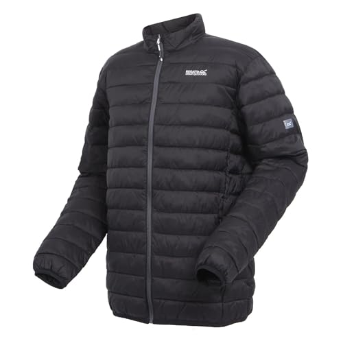 Regatta Hillpack II Steppjacke für Herren sehr leicht und Packbar, Größe:L, Farbe:Schwarz von Regatta