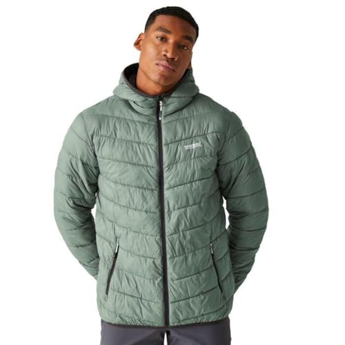 Regatta Hillpack Steppjacke für Herren mit Kapuze, Größe:L, Farbe:Grün von Regatta