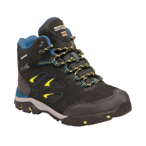 Regatta Holcombe Iep' Walking Boots Trekking-& Wanderstiefel, Schwarz (Black/Neon Spring 03i), 36 EU von Regatta