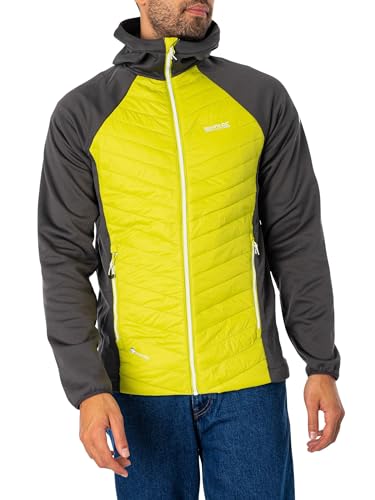 Regatta Hybrid Softshelljacke Herren Andreson VII, Größe:M, Farbe:Grau-Lime von Regatta