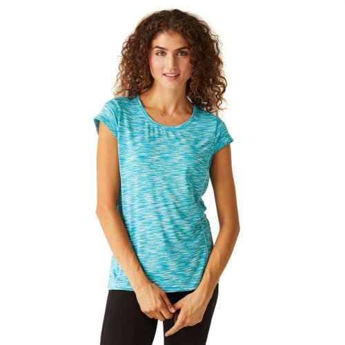 Regatta Hyperdimen 2 Damen-T-Shirt, Tahoe Blue, 44 von Regatta