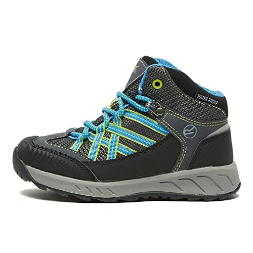 Regatta Unisex Samaris Mid Jnr Trekking-& Wanderstiefel, Grau (Briar/frblue), 37 EU von Regatta