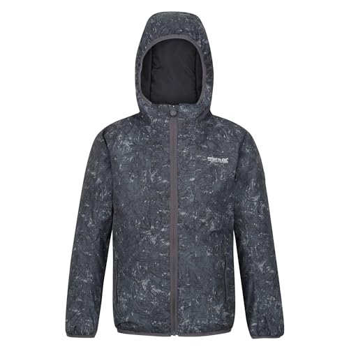 Regatta Jungen Volcanics VII Regenjacke, SlGryTrnPrnt, von Regatta