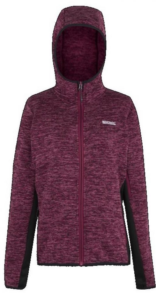 Regatta Kapuzensweatjacke Damen Melierte Fleece Jacke in Strickoptik - Kemilia von Regatta
