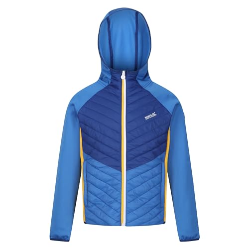 Regatta - Kielder Hybrid VII Steppjacke für Kinder (140) (Blau/Königsblau) von Regatta