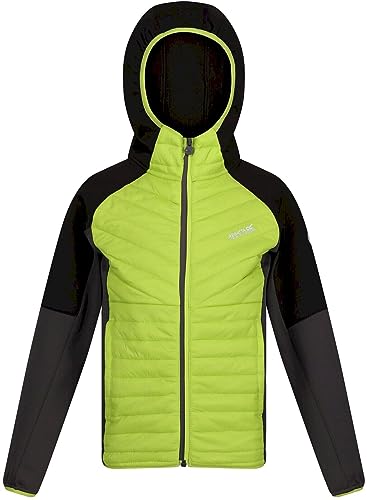 Regatta Kilder Hybrid VI Wasserabweisende Jacke für Kinder, lime, 164 cm von Regatta