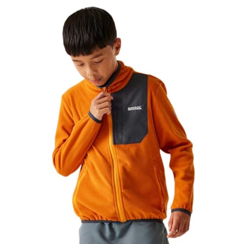 Regatta Kinder Frankie Fleece mit durchgehendem Reißverschluss, fuchs, 11-12 Years von Regatta