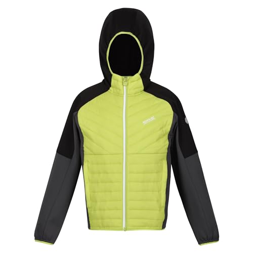 Regatta Kinder Jacke Kielder Hybrid VI green algae grün/black - 7-8 von Regatta