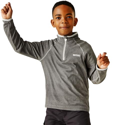 Regatta Kinder Loco Lightweight Polyester Quarter Zip Neck Microfleece Jacket Fleece, Mehrfarbig, 15-16 von Regatta