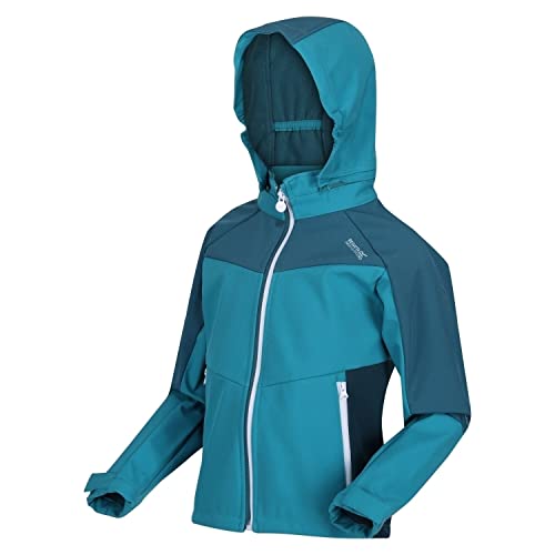 Regatta Kinder Softshelljacke Eastcott II Pagoda/drgnf türkis - 128 von Regatta