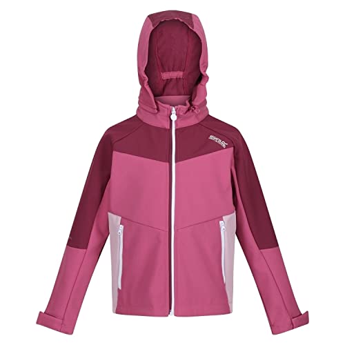 Regatta Kinder Softshelljacke Eastcott II violet/amahz rosa weinrot - 164 von Regatta