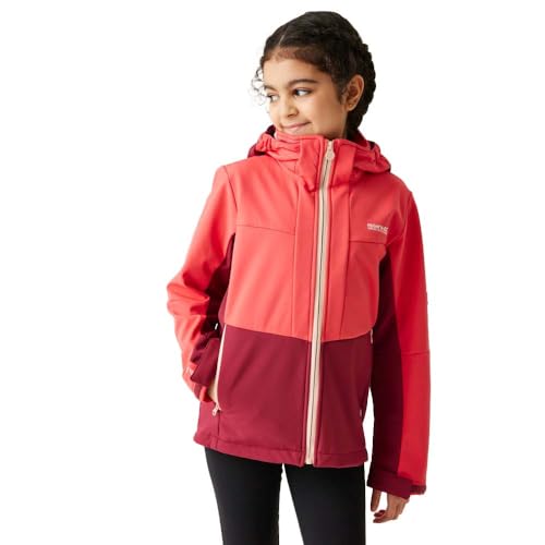 Regatta Kinder Softshelljacke Haydenbury II Red Sky/Rumba Red - 11/12Y von Regatta