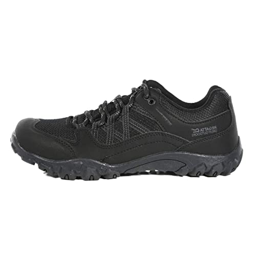 Regatta - Kinder Wanderschuhe Edgepoint (33 EU) (Schwarz) von Regatta