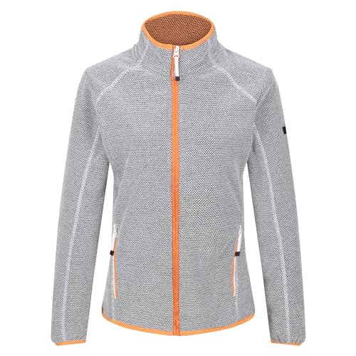 Regatta Kinwood Damen-Fleecejacke mit durchgehendem Reißverschluss, Weiß (AprCr), 40 von Regatta