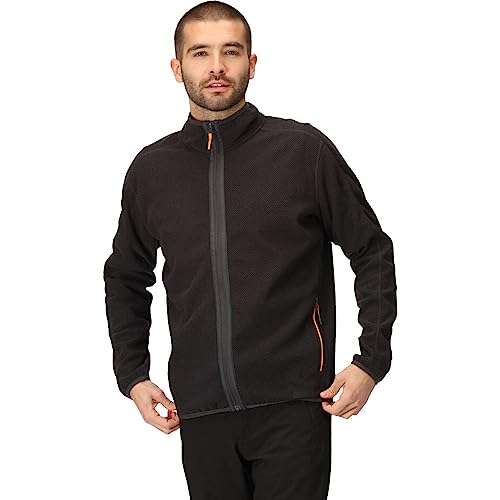 Regatta Kinwood Herren-Fleecejacke mit durchgehendem Reißverschluss, Asche (Oranpep), XL von Regatta