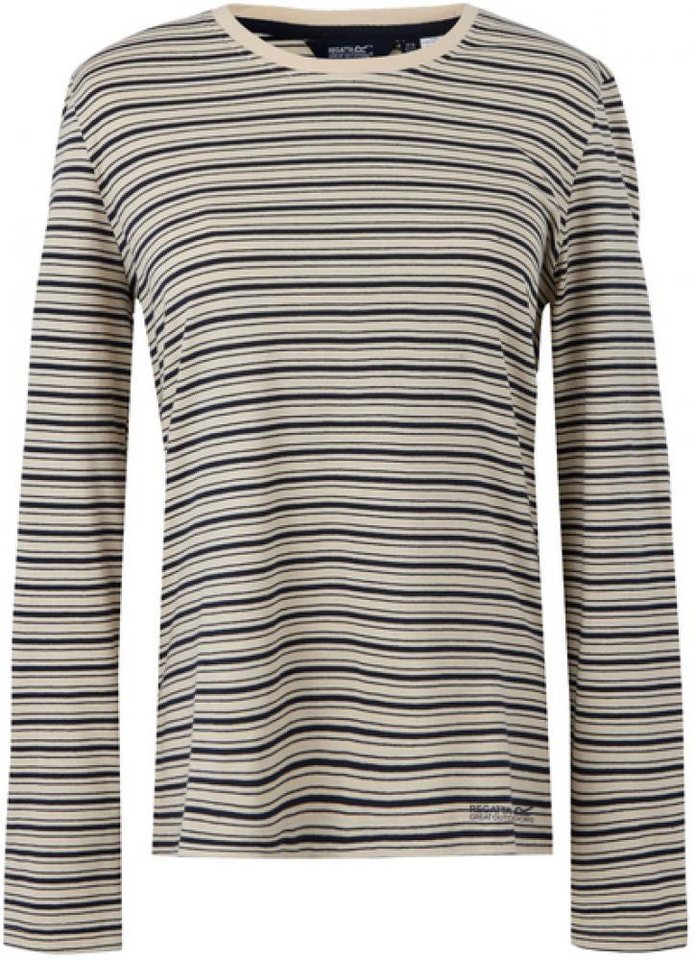 Regatta Langarmshirt Damen Striped Langarm T-Shirt - Federica von Regatta