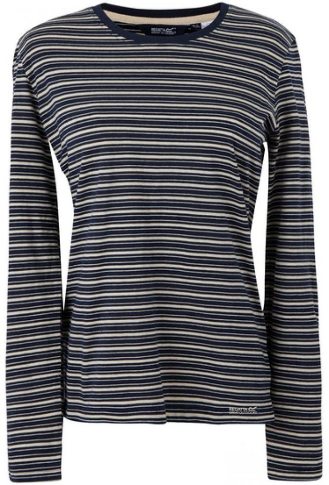Regatta Langarmshirt Damen Striped Langarm T-Shirt - Federica von Regatta