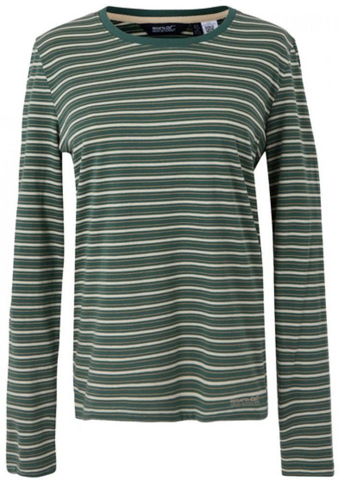 Regatta Langarmshirt Damen Striped Langarm T-Shirt - Federica von Regatta