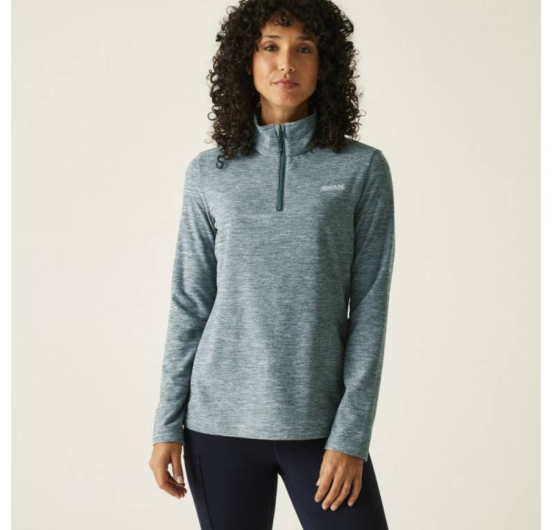 Regatta Langarmshirt Regatta Sweethart meliertes Fleece mit halbem Reißverschluss für Damen von Regatta