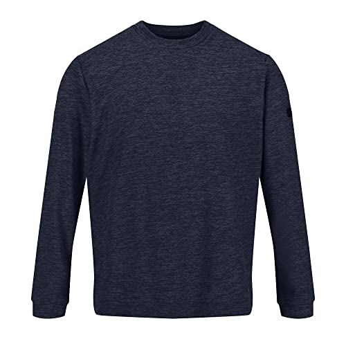 Regatta Leith Herren Pullover, Marineblau/Schwarz meliert, L von Regatta