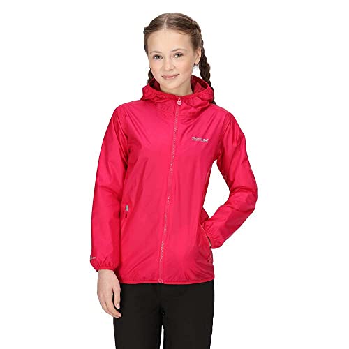 Regatta Mädchen Kids Lever Ii Waterproof Jacket wasserdichte Shell-Jacke, Pink Potion, 9-10 Years von Regatta