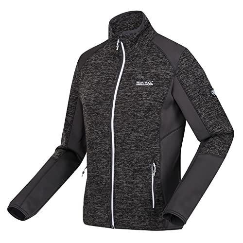 Regatta Lindalla V Strickfleecejacke für Damen, Farbe:Grau, Größe:42 von Regatta