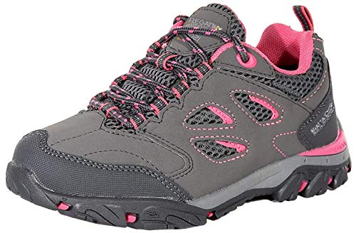 Regatta Mädchen Holcombe Low Jnr RKF572 Trekking-& Wanderhalbschuhe, Steel Tulip 3df ,35 EU von Regatta
