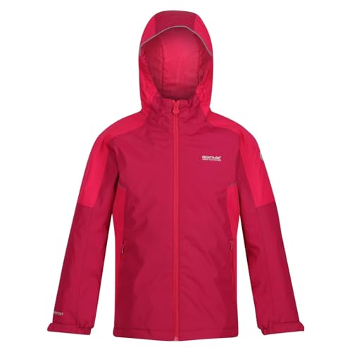 Regatta Mädchen Hurdle IV Regenjacke, Berry Pink/Pink Potion, von Regatta