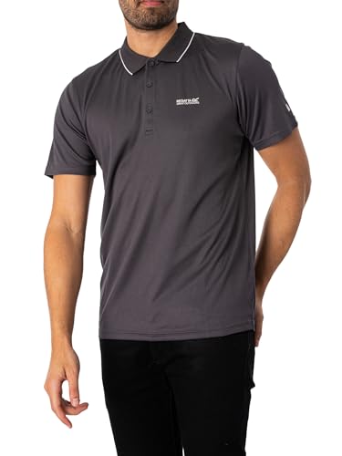 Regatta Herren Maverick V Active Poloshirt T-Shirt, Grau, L von Regatta